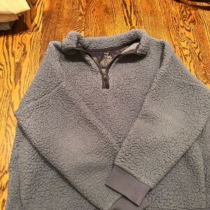 aerie Blue Zip Up Jacket